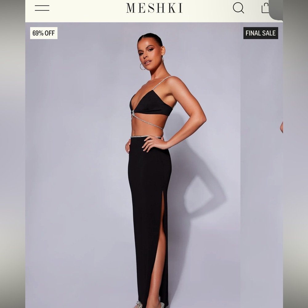 2 piece black set